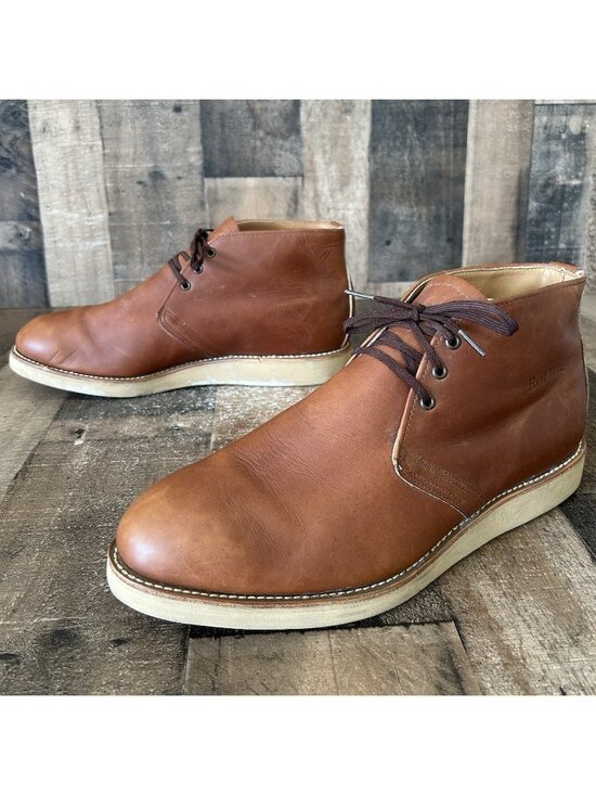 Red Wing 595 Chukka Leather Lace Up Work Boots Mens 13 D main image 9